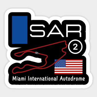 Logan Sargeant, formula 1 driver, Miami GP, F1 Sticker